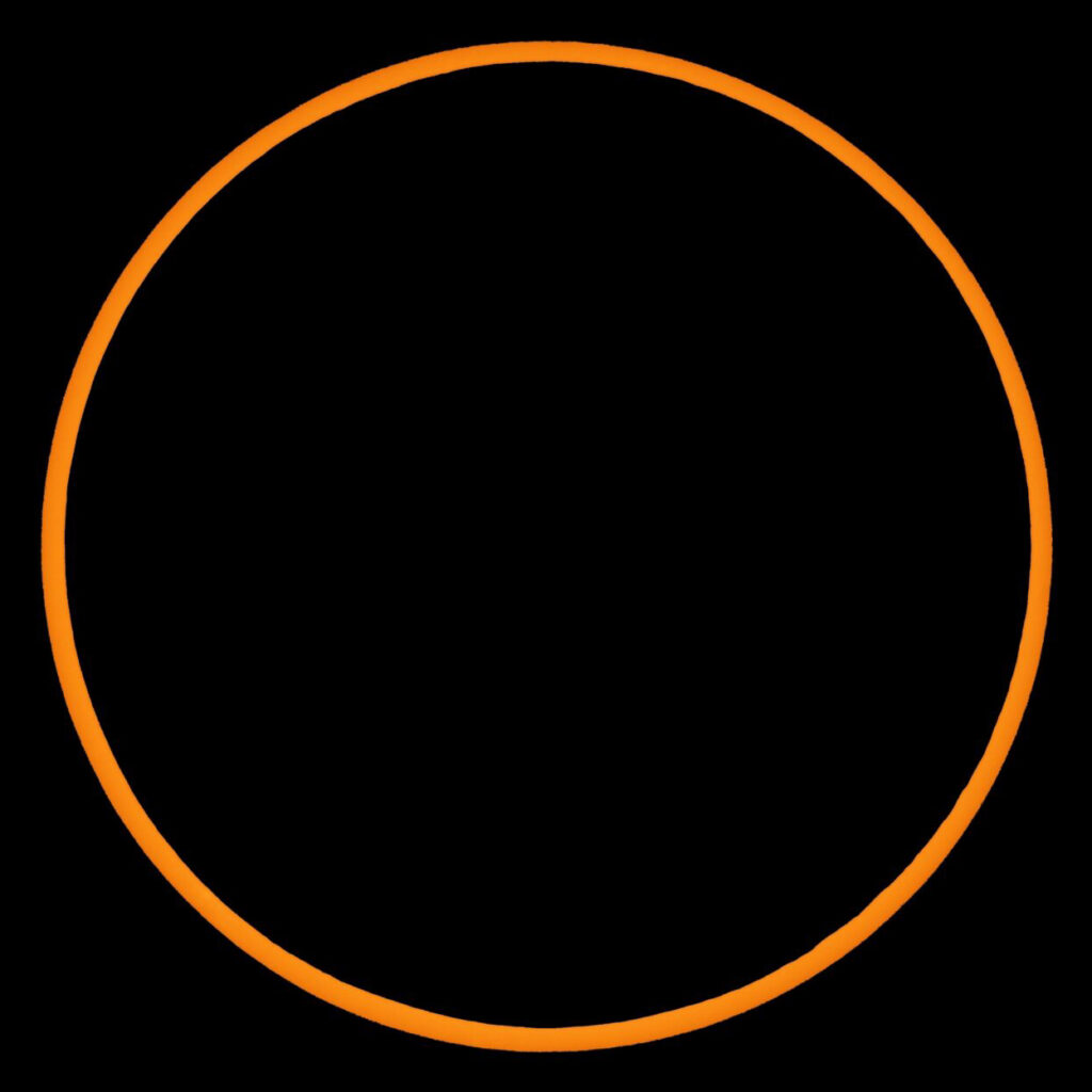 Ringförmige Finsternis vom 14. Oktober 2023 in New Mexico. Thomas Radvanszky
